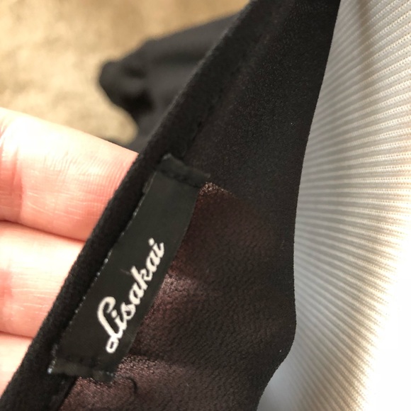 Black sheer top - Picture 3 of 3